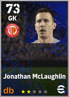 Jonathan McLaughlin — GK, OVR 73, MAX 73