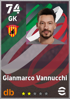 Gianmarco Vannucchi — GK, OVR 74, MAX 74
