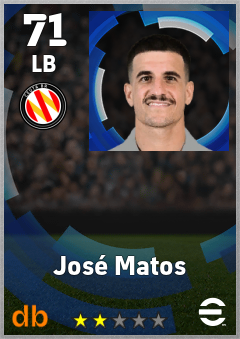 José Matos — LB, OVR 71, MAX 71