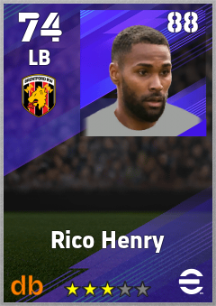 Rico Henry eFootball player card