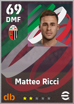Matteo Ricci — DMF, OVR 69, MAX 69