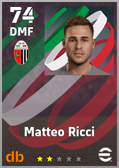 Matteo Ricci — DMF, OVR 74, MAX 74