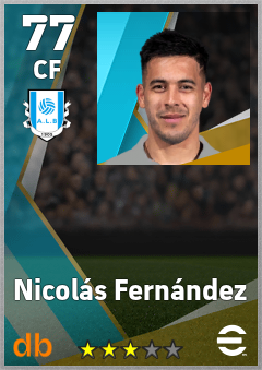 Nicolás Fernández — CF, OVR 77, MAX 77