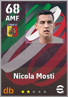 Nicola Mosti — AMF, OVR 68, MAX 68