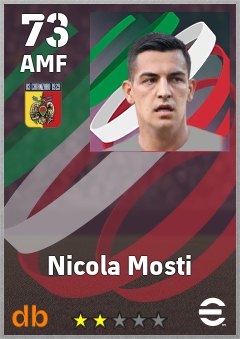 Nicola Mosti — AMF, OVR 73, MAX 73