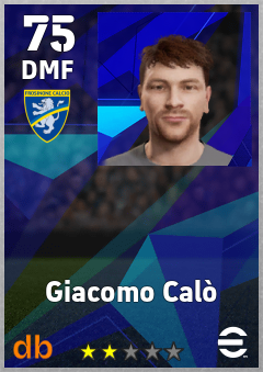 Giacomo Calò — DMF, OVR 75, MAX 75