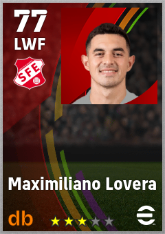 Maximiliano Lovera — LWF, OVR 77, MAX 77