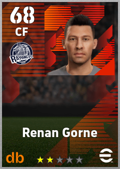 Renan Gorne — CF, OVR 68, MAX 68