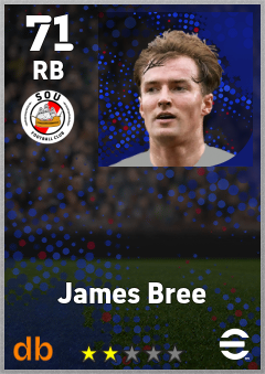 James Bree — RB, OVR 71, MAX 71