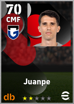 Juanpe — CMF, OVR 70, MAX 70