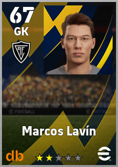 Marcos Lavín — GK, OVR 67, MAX 67