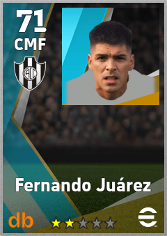 Fernando Juárez eFootball player card