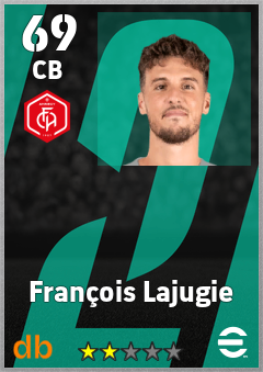 François Lajugie — CB, OVR 69, MAX 69