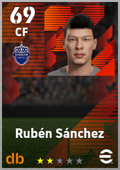 Rubén Sánchez eFootball player card