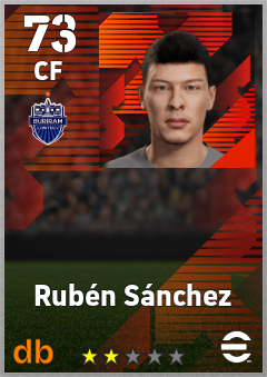 Rubén Sánchez — CF, OVR 73, MAX 73