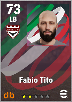 Fabio Tito — LB, OVR 73, MAX 73