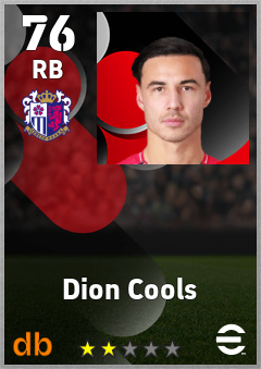 Dion Cools eFootball player card