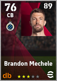 Brandon Mechele eFootball player card
