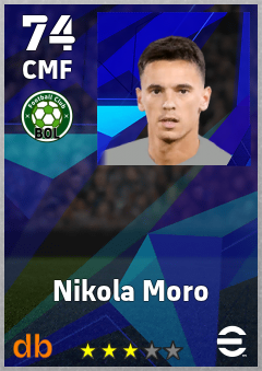 Nikola Moro eFootball player card