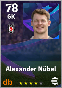 Alexander Nübel eFootball player card