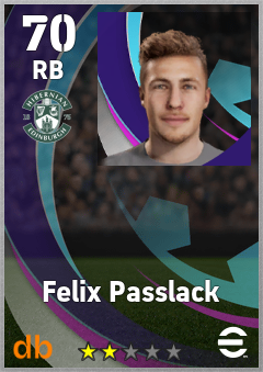 Felix Passlack — RB, OVR 70, MAX 70