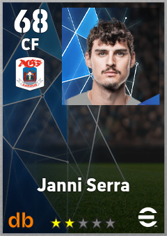 Janni Serra — CF, OVR 68, MAX 68