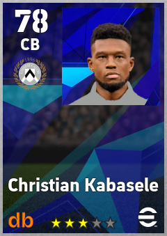 Christian Kabasele — CB, OVR 78, MAX 78