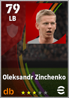 Oleksandr Zinchenko eFootball player card