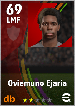 Oviemuno Ejaria eFootball player card