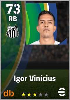 Igor Vinícius — RB, OVR 73, MAX 73