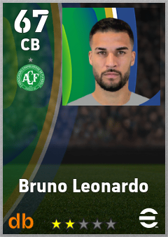 Bruno Leonardo — CB, OVR 67, MAX 67
