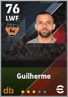 Guilherme — LWF, OVR 76, MAX 76