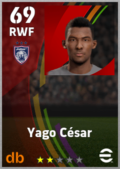 Yago César eFootball player card