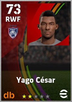 Yago César eFootball player card