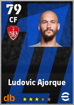 Ludovic Ajorque — CF, OVR 79, MAX 79