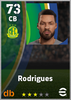 Rodrigues — CB, OVR 73, MAX 73