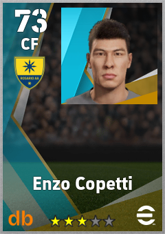 Enzo Copetti — CF, OVR 73, MAX 73