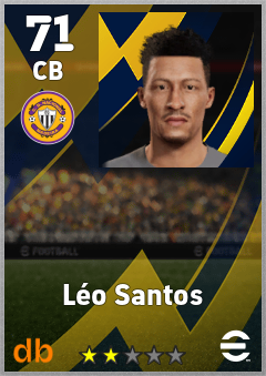 Léo Santos — CB, OVR 71, MAX 71