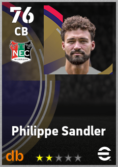 Philippe Sandler — CB, OVR 76, MAX 76
