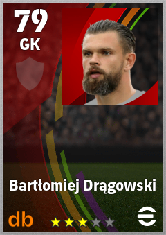Bartłomiej Drągowski — GK, OVR 79, MAX 79