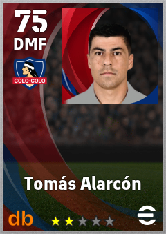 Tomás Alarcón — DMF, OVR 75, MAX 75
