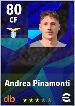 Andrea Pinamonti — CF, OVR 80, MAX 80