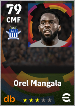 Orel Mangala — CMF, OVR 79, MAX 79