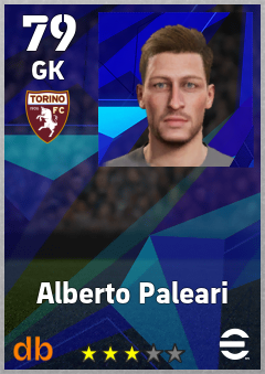 Alberto Paleari — GK, OVR 79, MAX 79