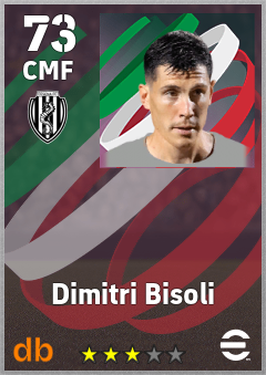 Dimitri Bisoli — CMF, OVR 73, MAX 73