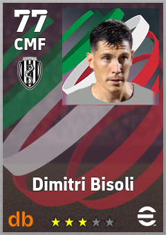 Dimitri Bisoli — CMF, OVR 77, MAX 77