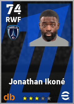 Jonathan Ikoné — RWF, OVR 74, MAX 74