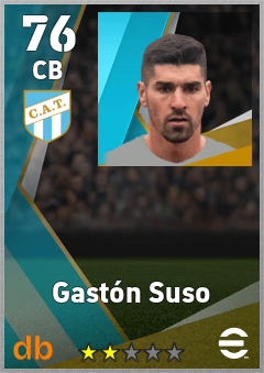 Gastón Suso — CB, OVR 76, MAX 76