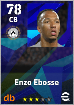 Enzo Ebosse — CB, OVR 78, MAX 78