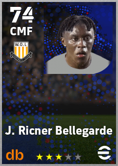 J. Ricner Bellegarde eFootball player card